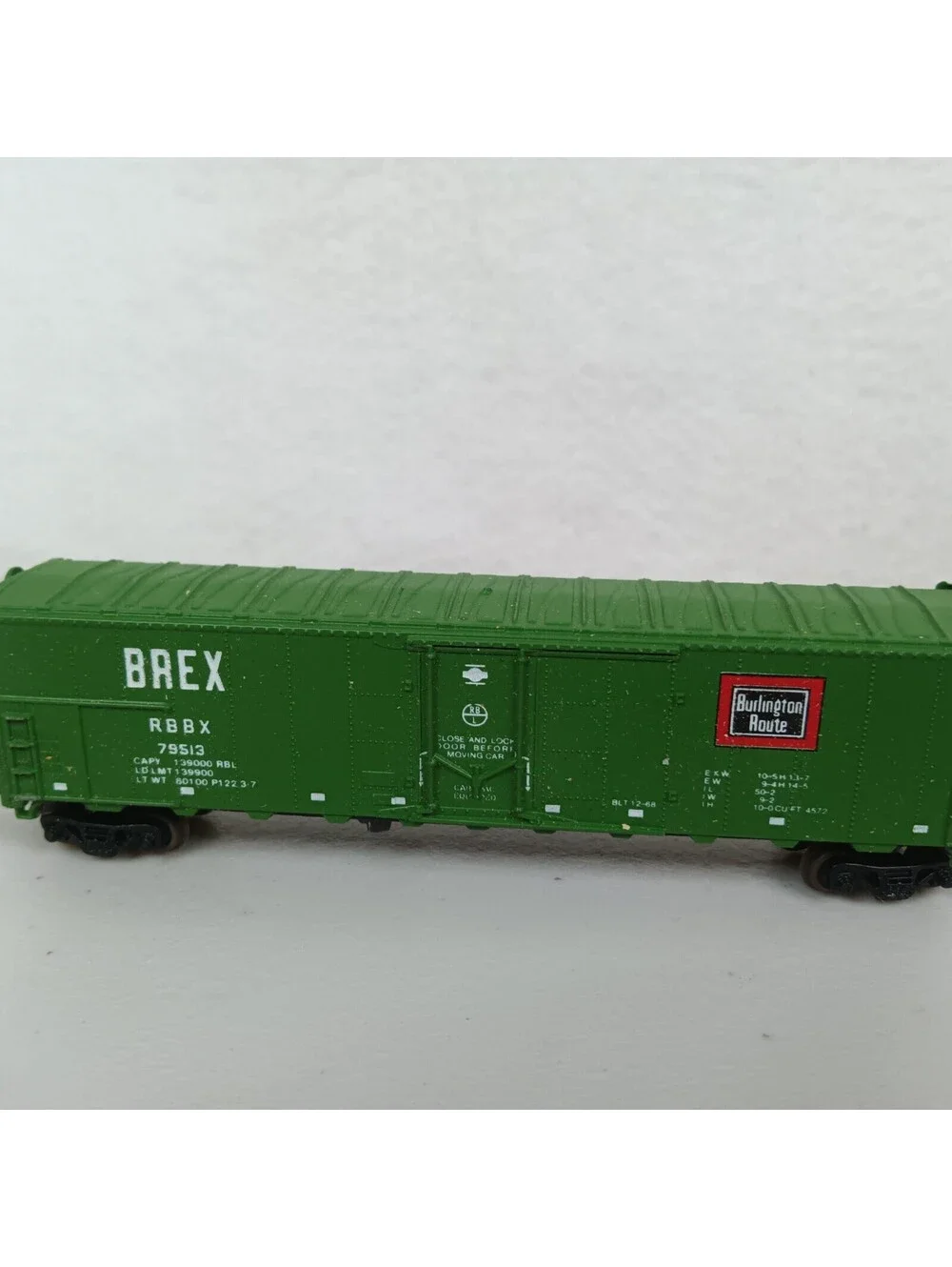 Con Cor Scale Burlington Route BREX RBBX 79513 Box Car N Scale 1 160